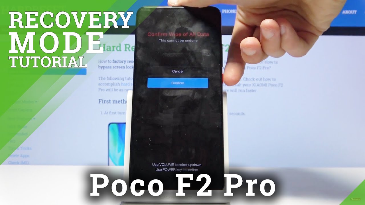 Hard Reset на XIAOMI Poco F2 Pro через Recovery Mode &mdash; Обход блокировки экрана