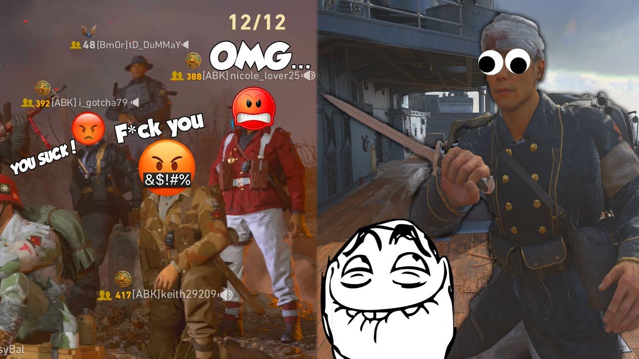 TROLLING TRASH TALKING PRESTIGE MASTERS...😂 - COD WW2 Funny Moments