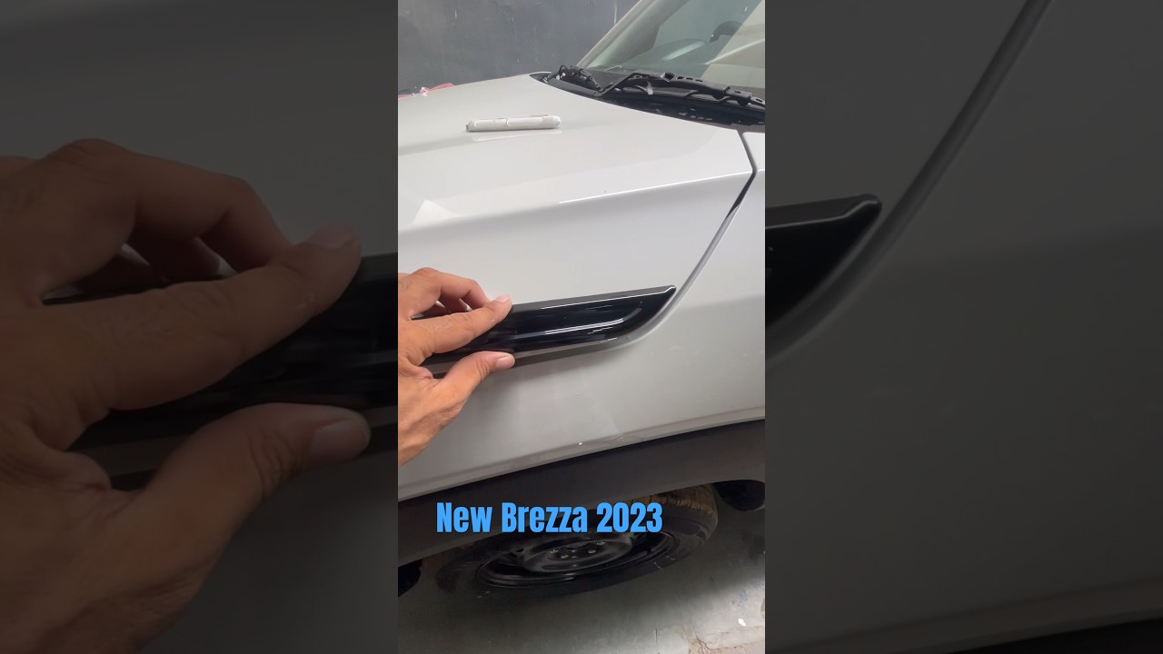 #2023 #marutisuzuki brezza 2023 fender garnish