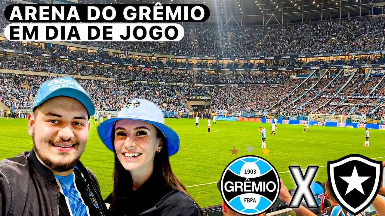 PRIMEIRA VEZ NA ARENA DO GRÊMIO EM DIA DE JOGO | Tour Completo | Vs. Botafogo