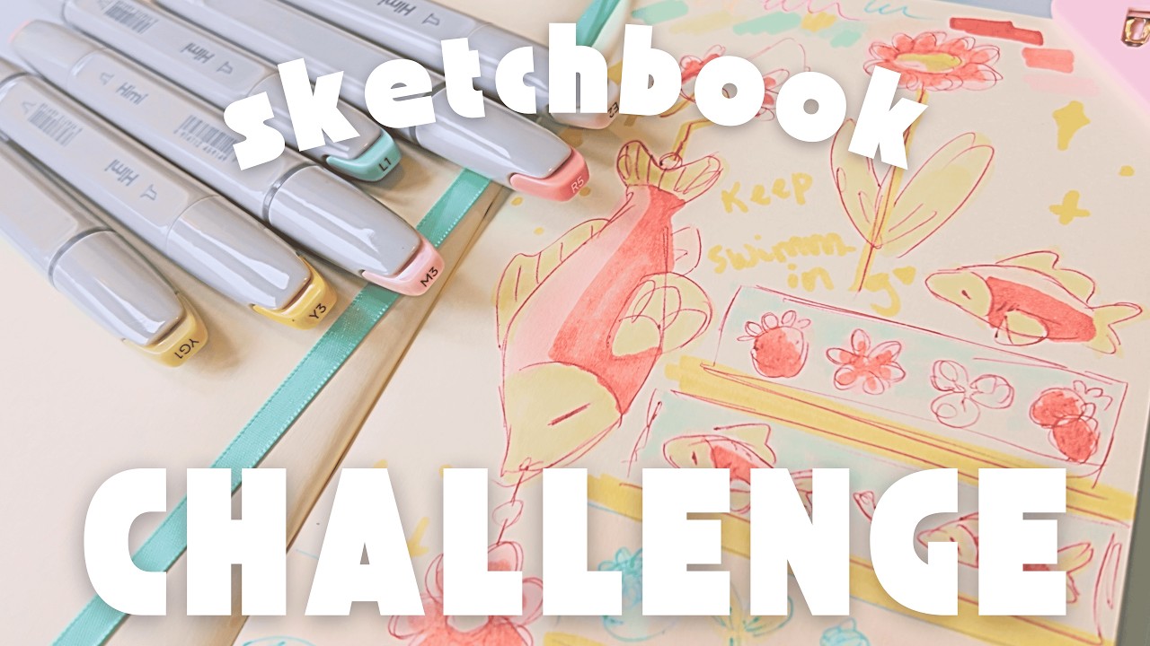ARTIST DIARIES ♡ Drawing in my Sketchbook for 10 Minutes a Day