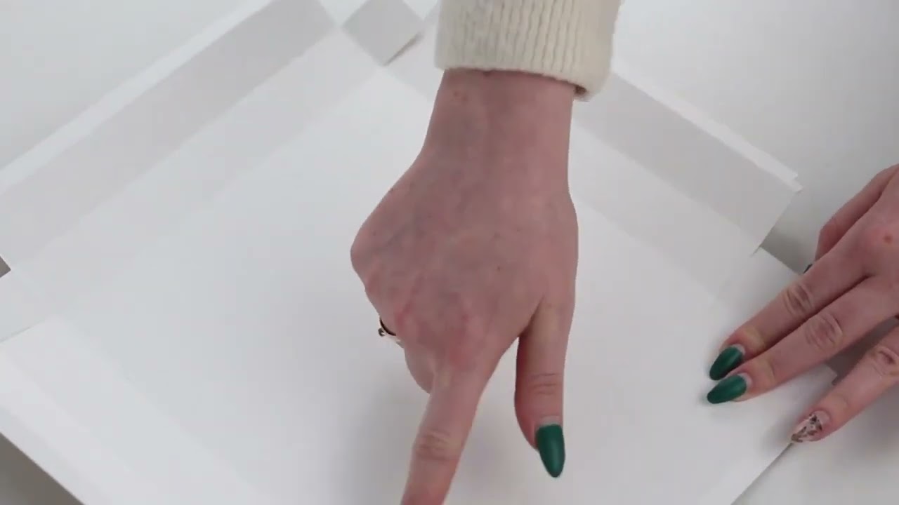 Як скласти коробку типу "кришка дно"?