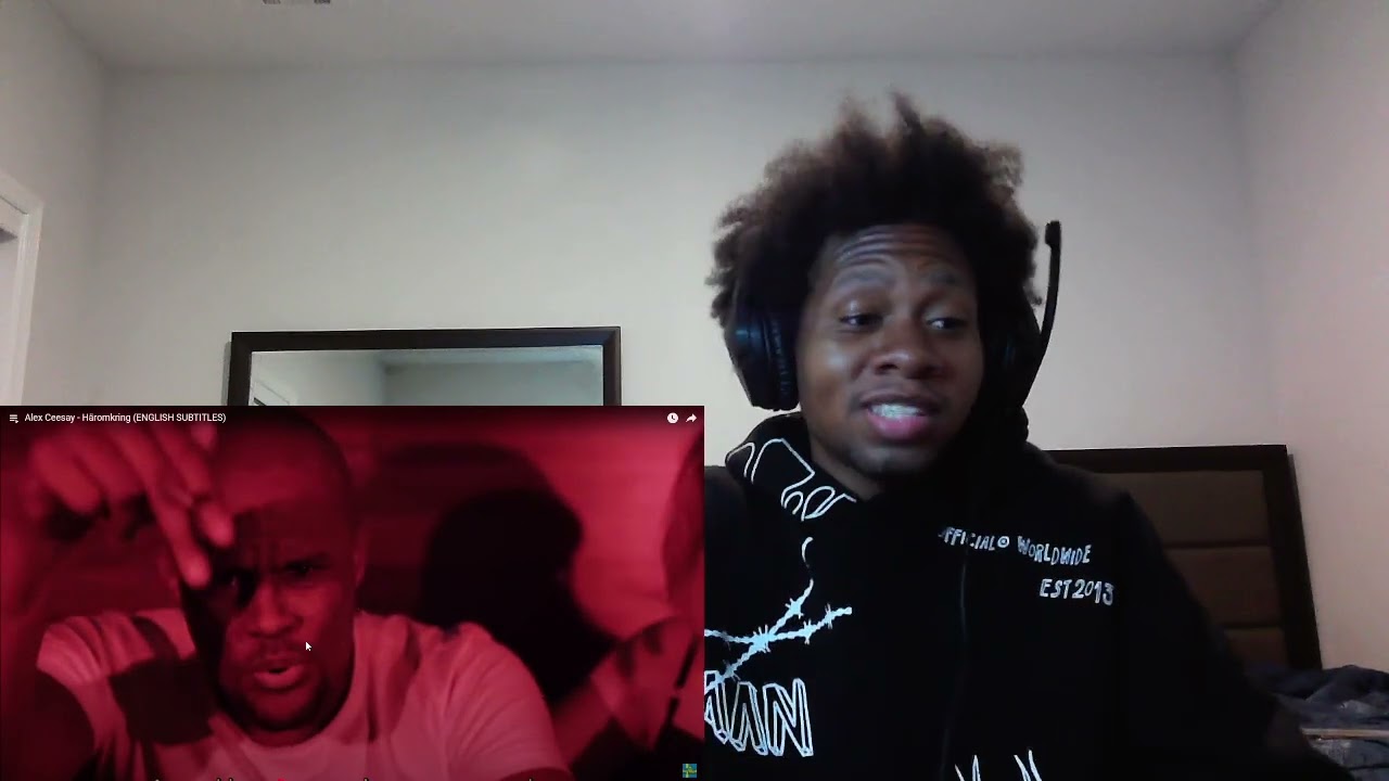 American Reacts To Swedish Rap Alex Ceesay - Häromkring (ENGLISH SUBTITLES)