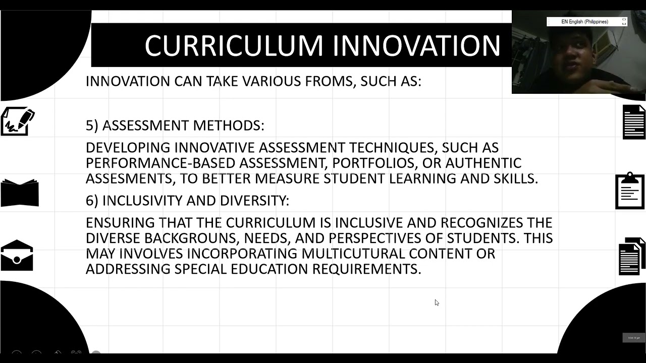 CURRICULUM INNOVATION