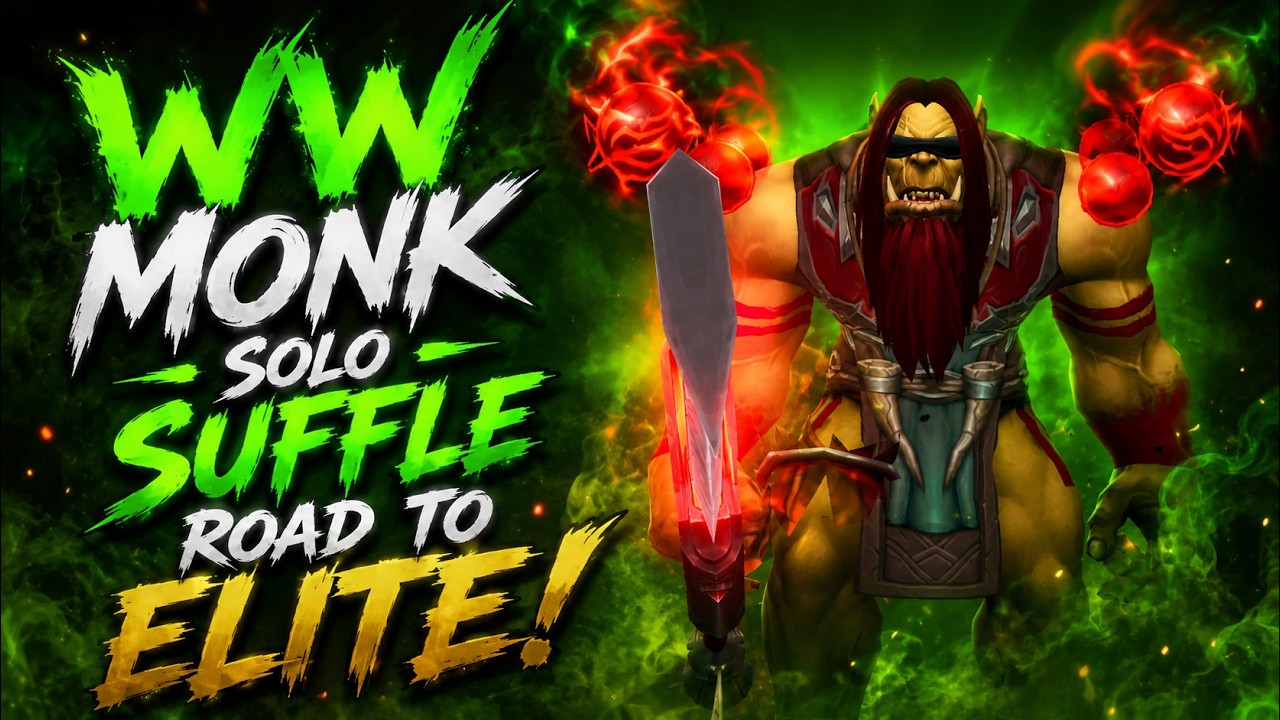 WW MONK DESTROYS SOLO SHUFFLE 😱 ROAD TO ELITE #6