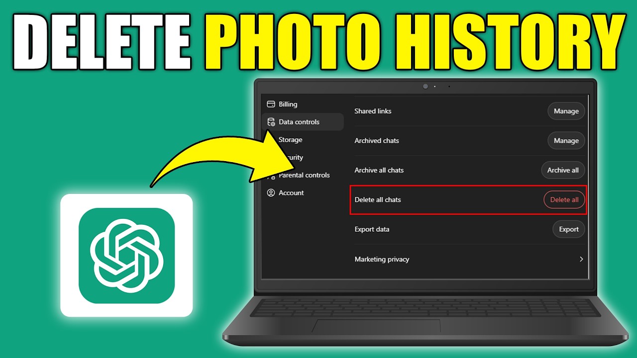 How To Delete ChatGPT Photo History (How To Clear ChatGPT Image History)