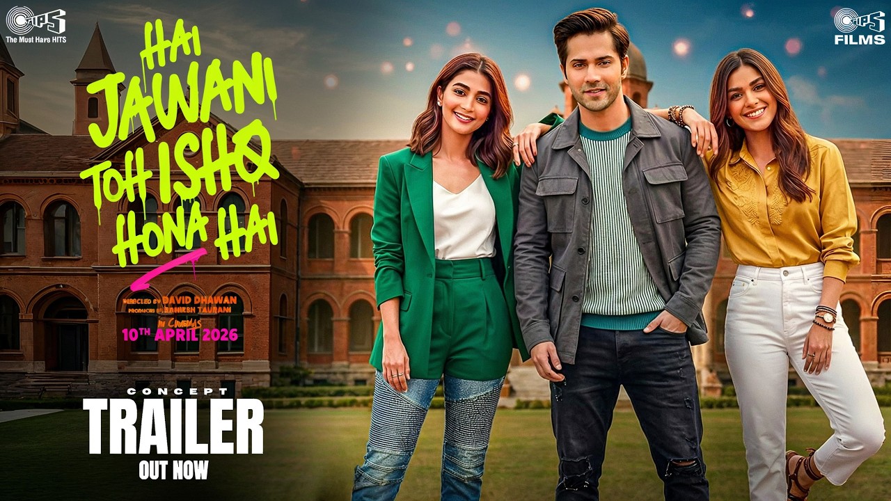 Hai Jawani Toh Ishq Hona Hai – Official Trailer | Varun Dhawan | Mrunal Thakur | Pooja H | 26 April