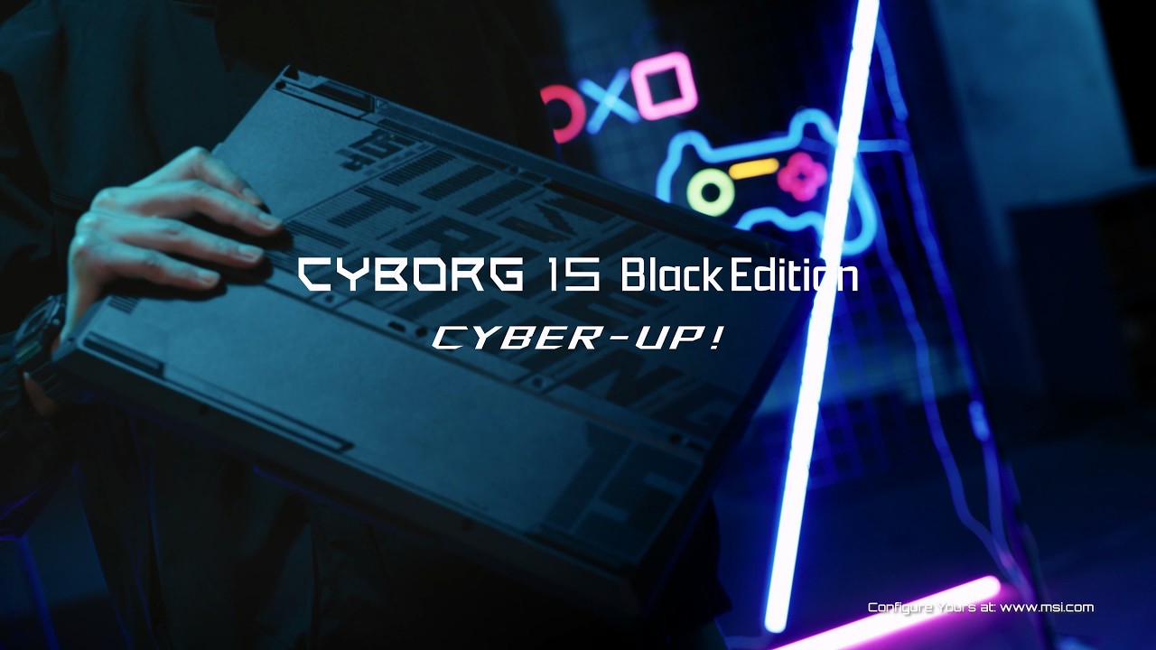 Распаковка Cyborg 15 Black Edition | MSI