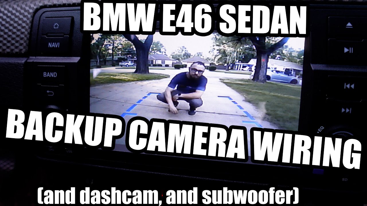 Reverse Cam + Dashcam + Subwoofer wiring in my E46 Sedan (EONON head unit)