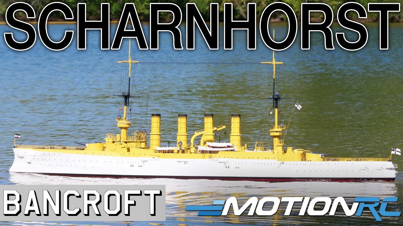 Bancroft Scharnhorst 1/100 Scale German Cruiser Overview | Motion RC