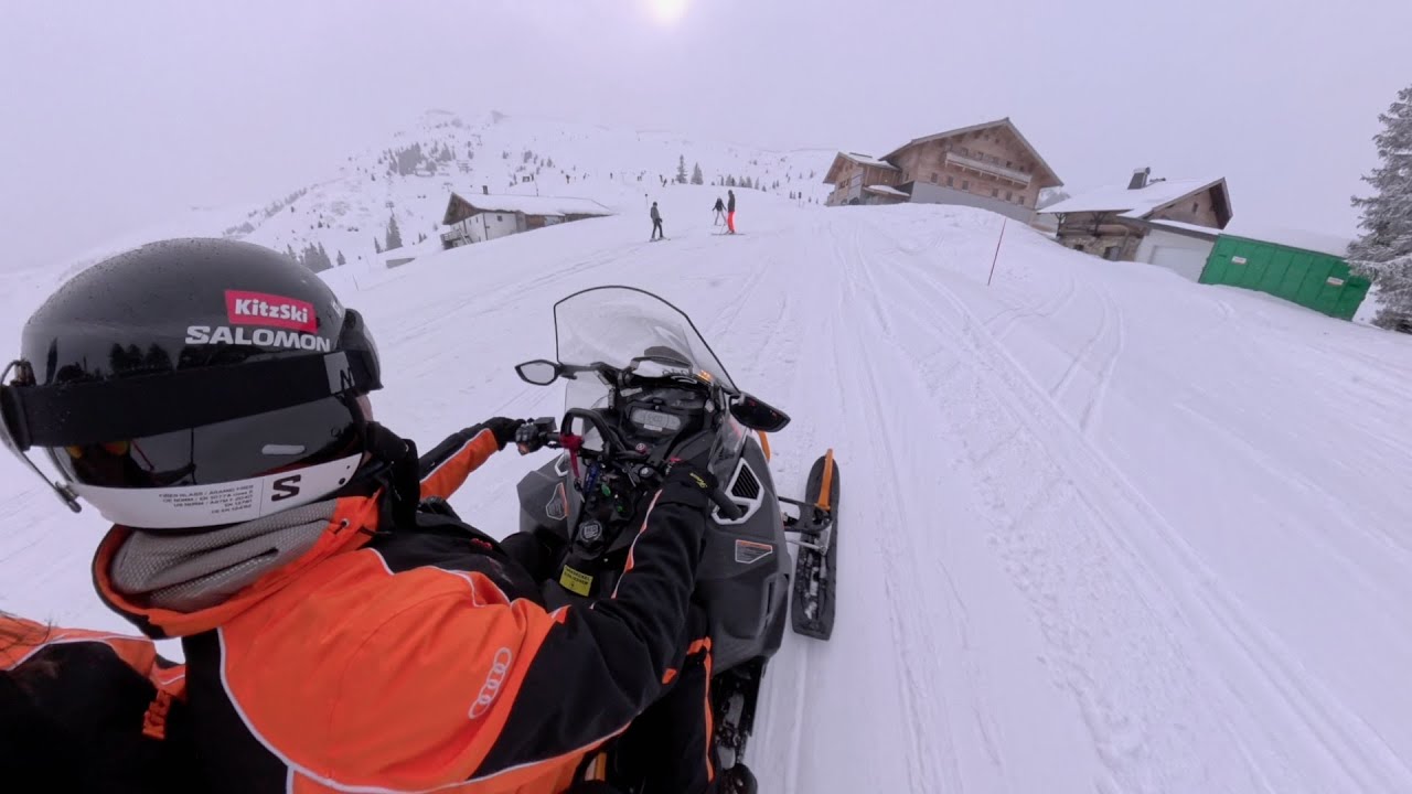 Unterwegs mit der Pistenrettung im Skigebiet von KitzSki