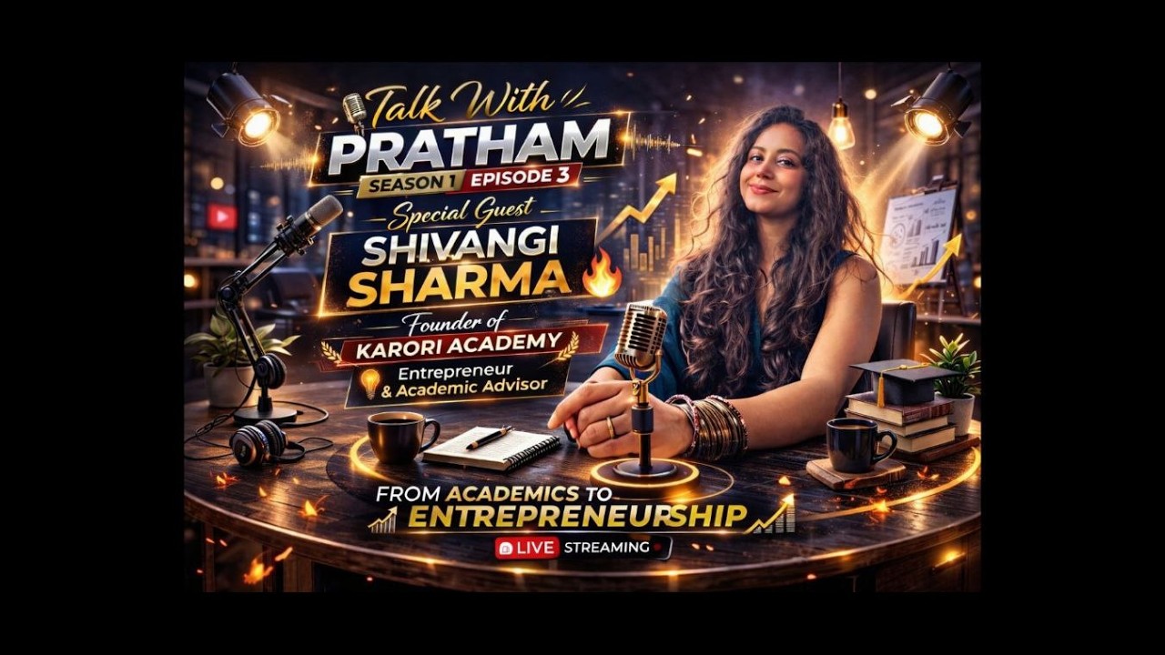 From Academics to Entrepreneurship 🔥 | Shivangi Sharma | Talk With Pratham | EP 3