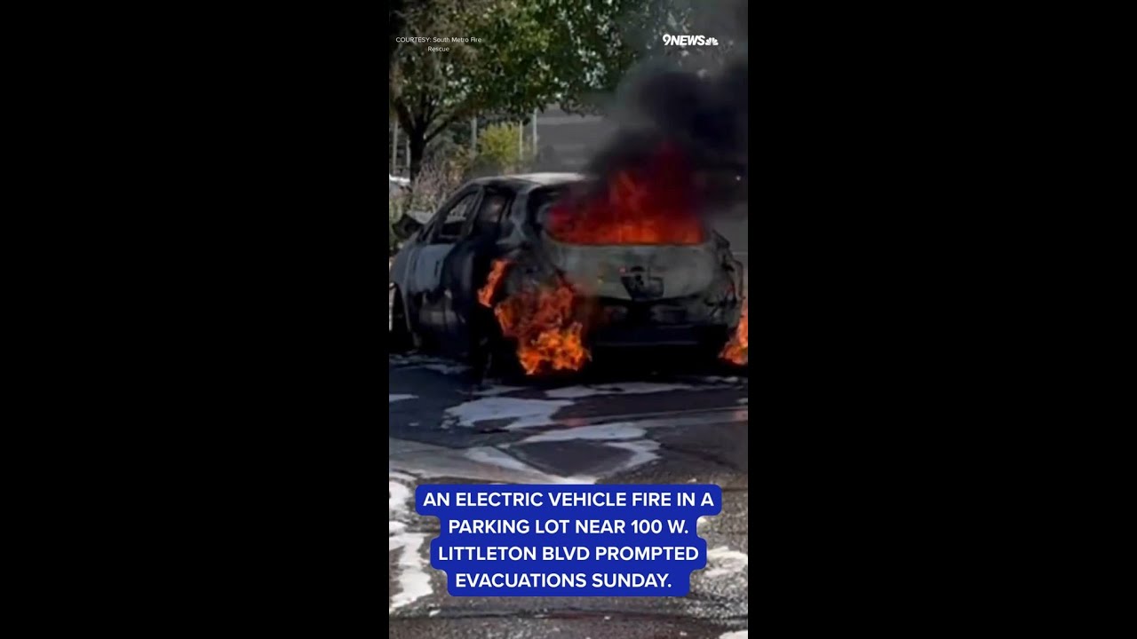 Electric car fire prompted some evacuations Sunday
