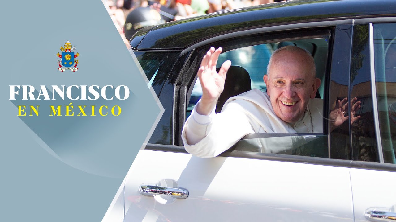 Papa Francisco sale de Catedral rumbo a la Nunciatura Apostólica