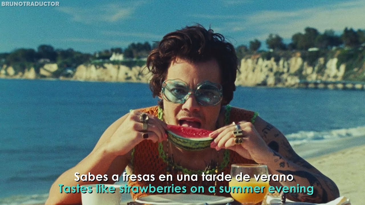 Harry Styles - Watermelon Sugar // Lyrics + Espa&ntilde;ol // Video Oficial