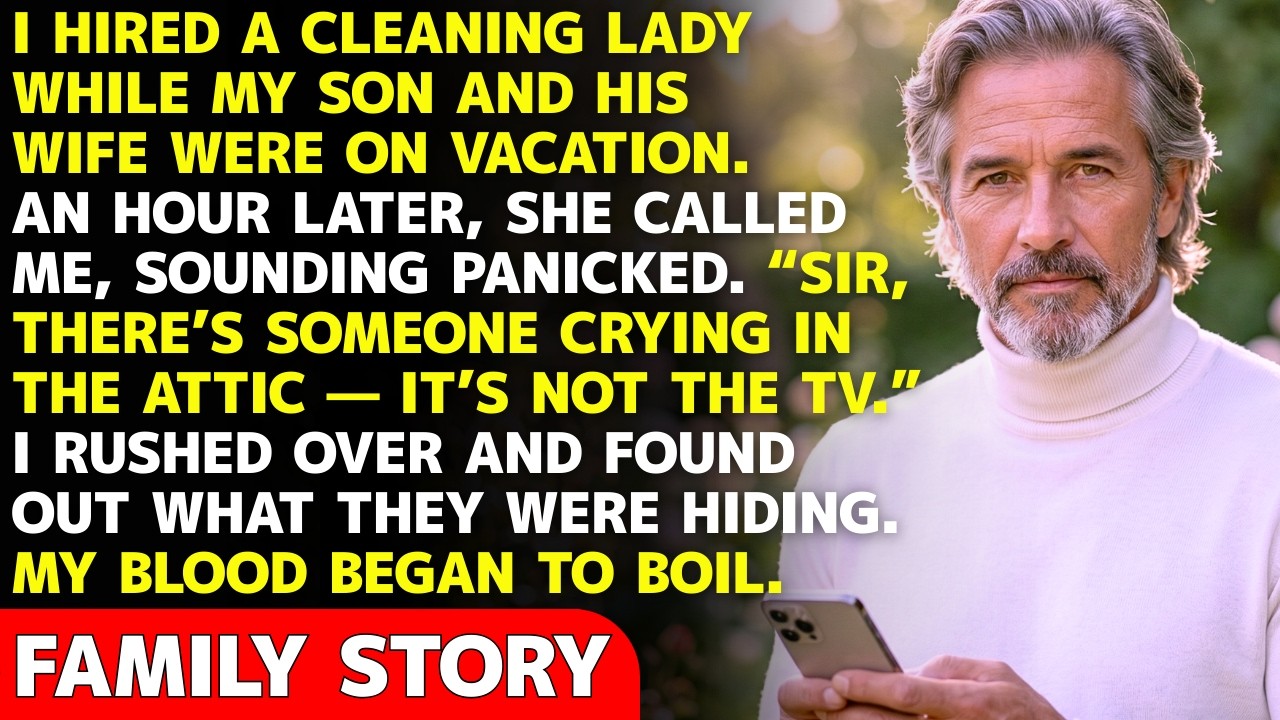 I Hired A Cleaner While My Son Was Away. She Called Me With A Trembling Voice...