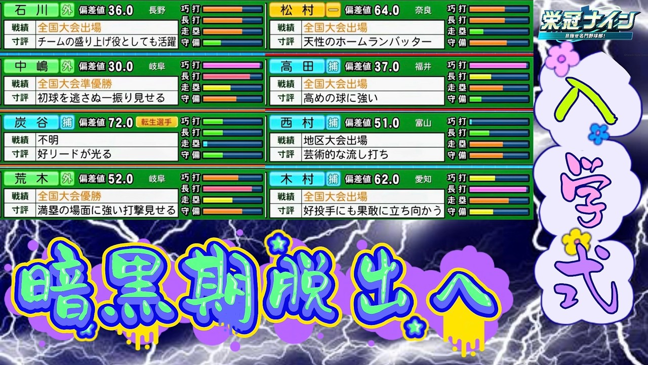 【参加型栄冠ナイン】暗黒期を抜け出したい入学式#230