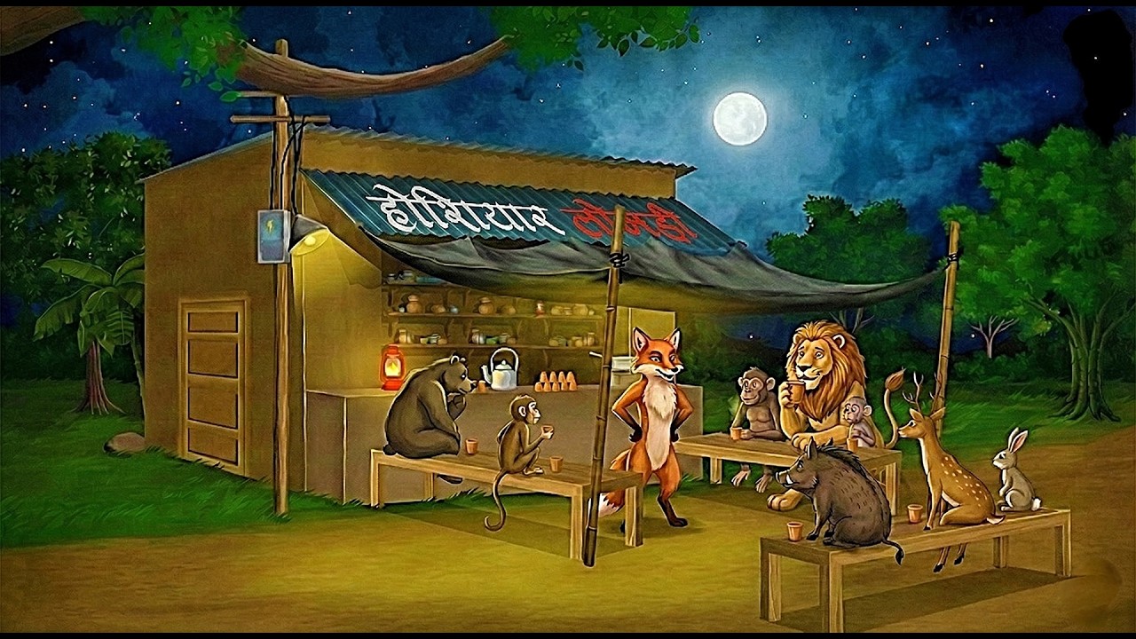 अजूबा पक्षी | चतुर लोमड़ी | जंगल की रक्षा | Cartoon TV channel | Hindi Kahaniyan Tv |  तीन पहली