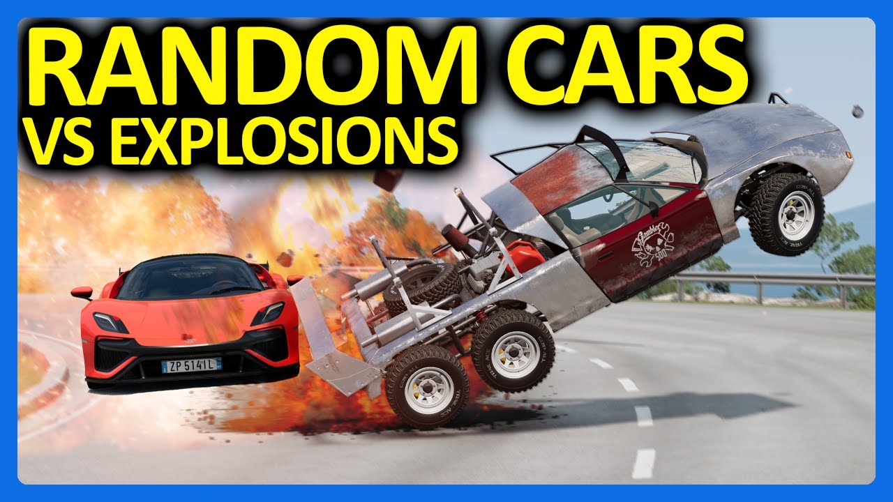 BeamNG Online But We Used Random Cars And Added Secret Explosions