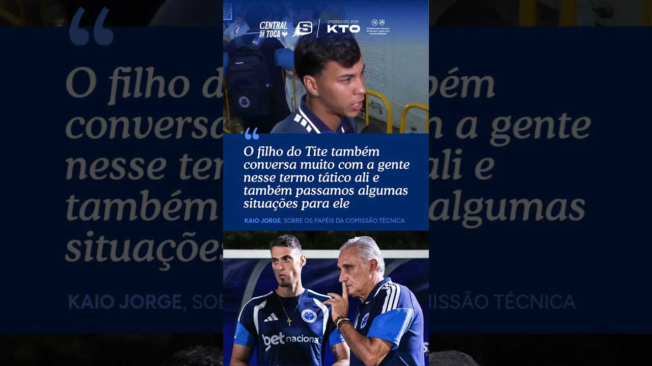 QUEM COMANDA O CRUZEIRO? KAIO JORGE FALA SOBRE TITE E MATHEUS BACHI