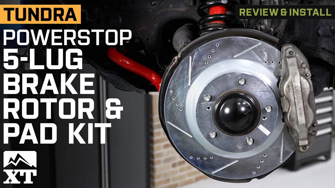 2007-2021 Tundra PowerStop Z36 Extreme Truck and Tow 5-Lug Brake Rotor Review & Install