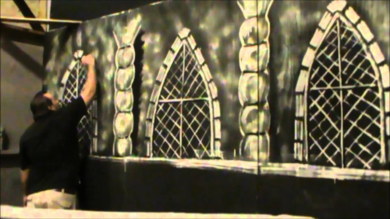 Castle set painting