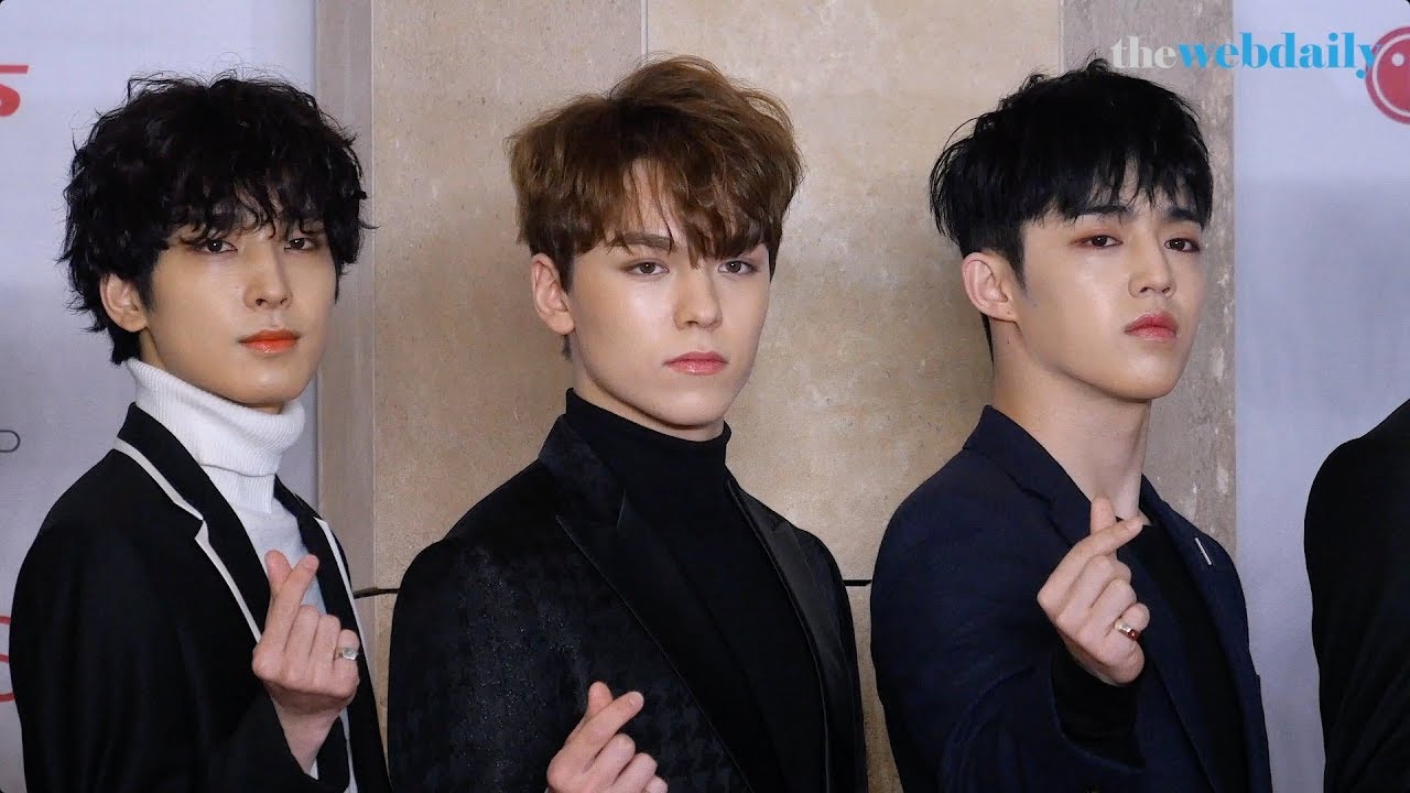[WD영상][4K] ‘훈훈한 삼인방~’ 세븐틴 원우-버논-에스쿱스 포커스 2018AAA 레드카펫 현장