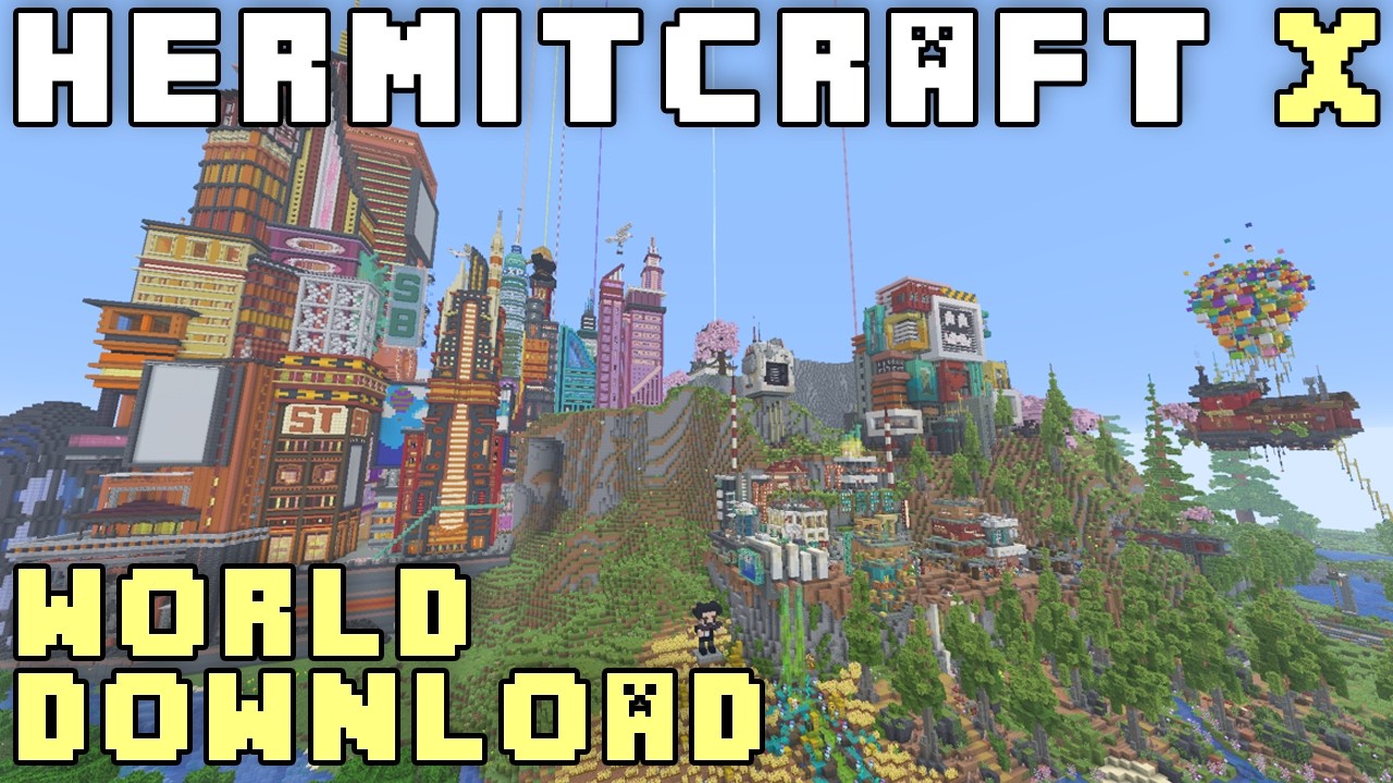 Загрузка Hermitcraft X World и публичный сервер