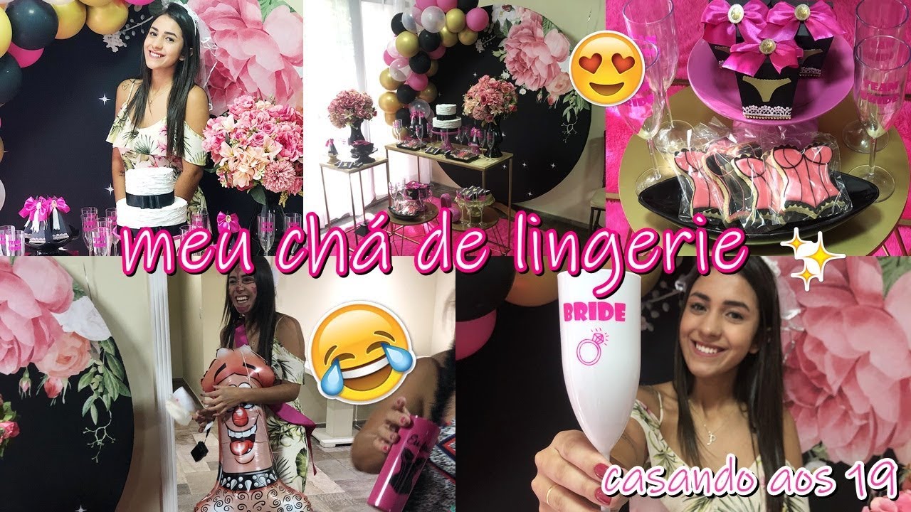 VLOG: MEU CHÁ DE LINGERIE, TUDO O QUE ROLOU, BRINCADEIRAS... Casando aos 19