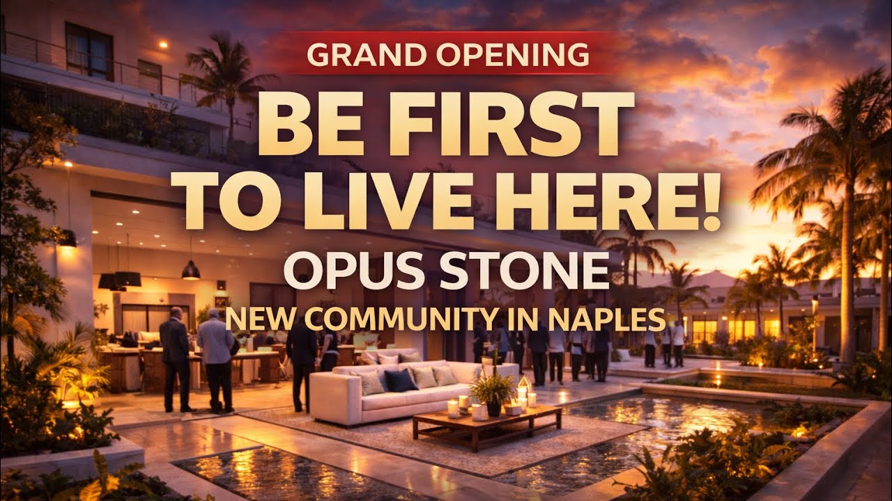 Opus Stone - Luxury New Construction Community in Naples, Florida 2026. Modern Design & Amenities.