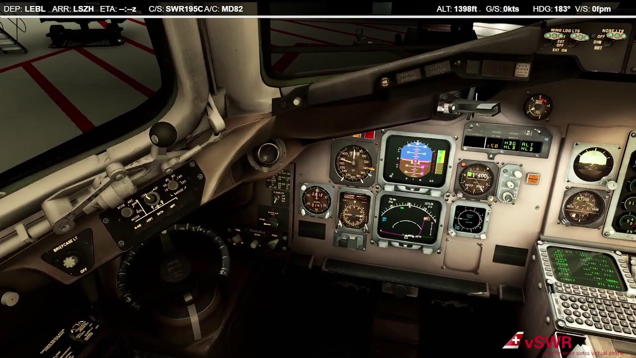 Silent Flying | BCN-ZRH | MD82| vSWR