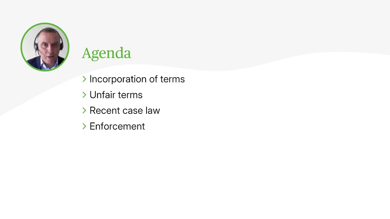 Incorporating & Drafting Enforceable Terms in Consumer Contracts - An Update - Webinar