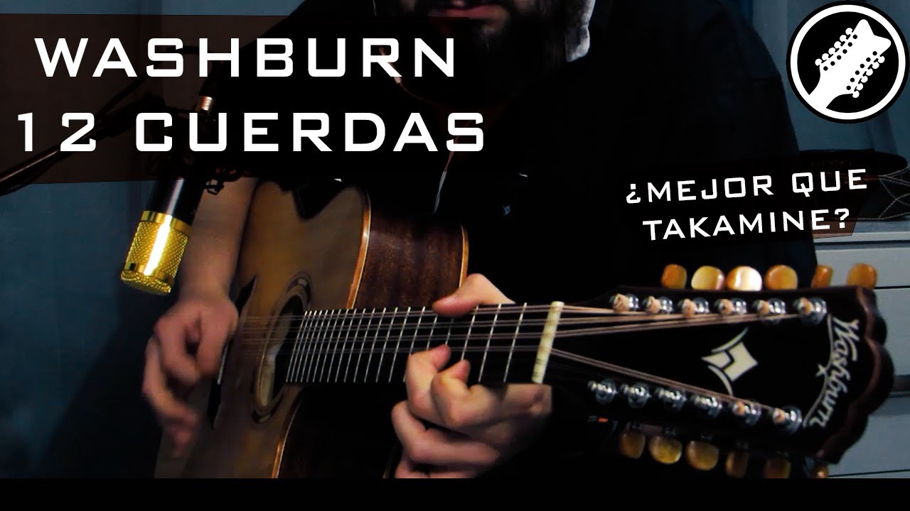 ESTA DOCEROLA ES PURA COMODIDAD  || REVIEW WASHBURN G15SCE-12