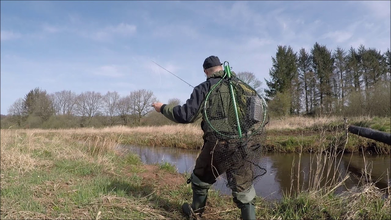 Fisketur til Holme Å 12 4 2020 med Per Hansen