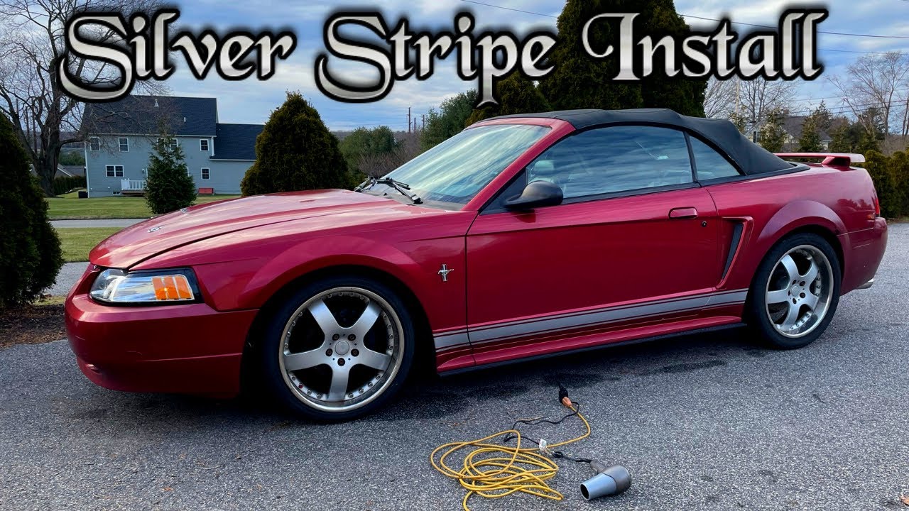 (How To) Installing Vinyl Stripe Decals on My Mustang (1999-2004)