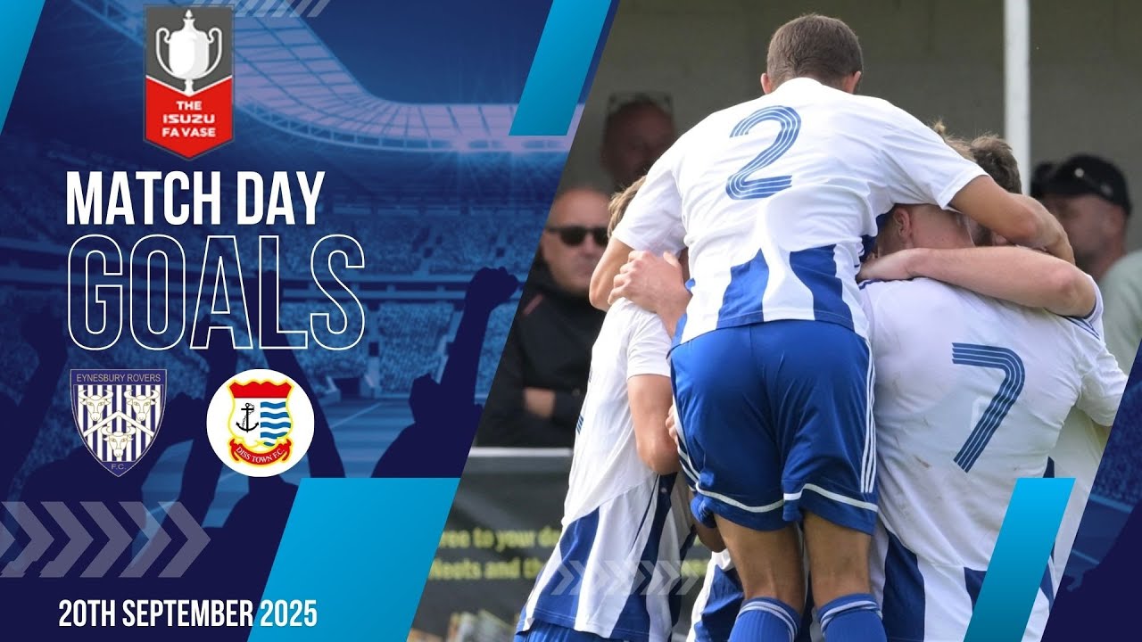 Eynesbury Rovers vs Diss Town FA Vase 20 September