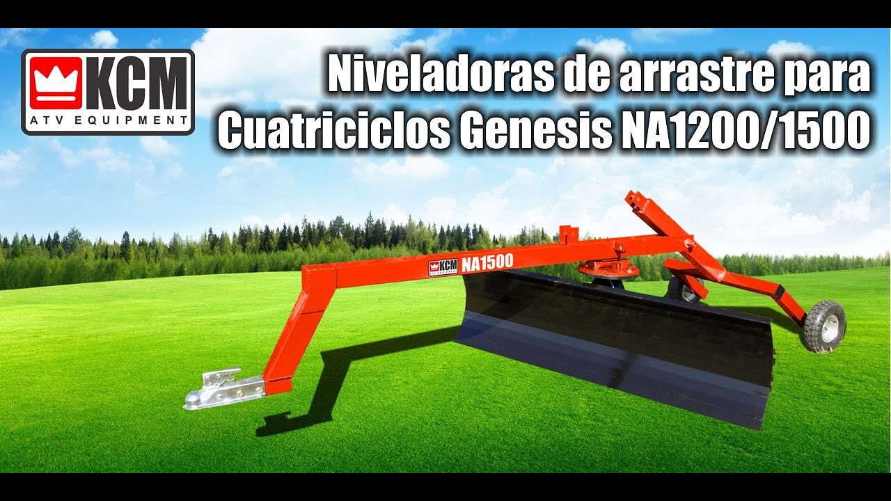 Videos de Usuarios: Niveladora de Arrastre para cuatriciclos, Genesis NA1000/1200/1500 -