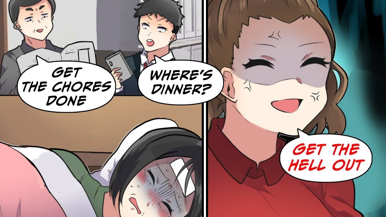 I had a high fever but no one cared about me at home... [Text + Animation]
