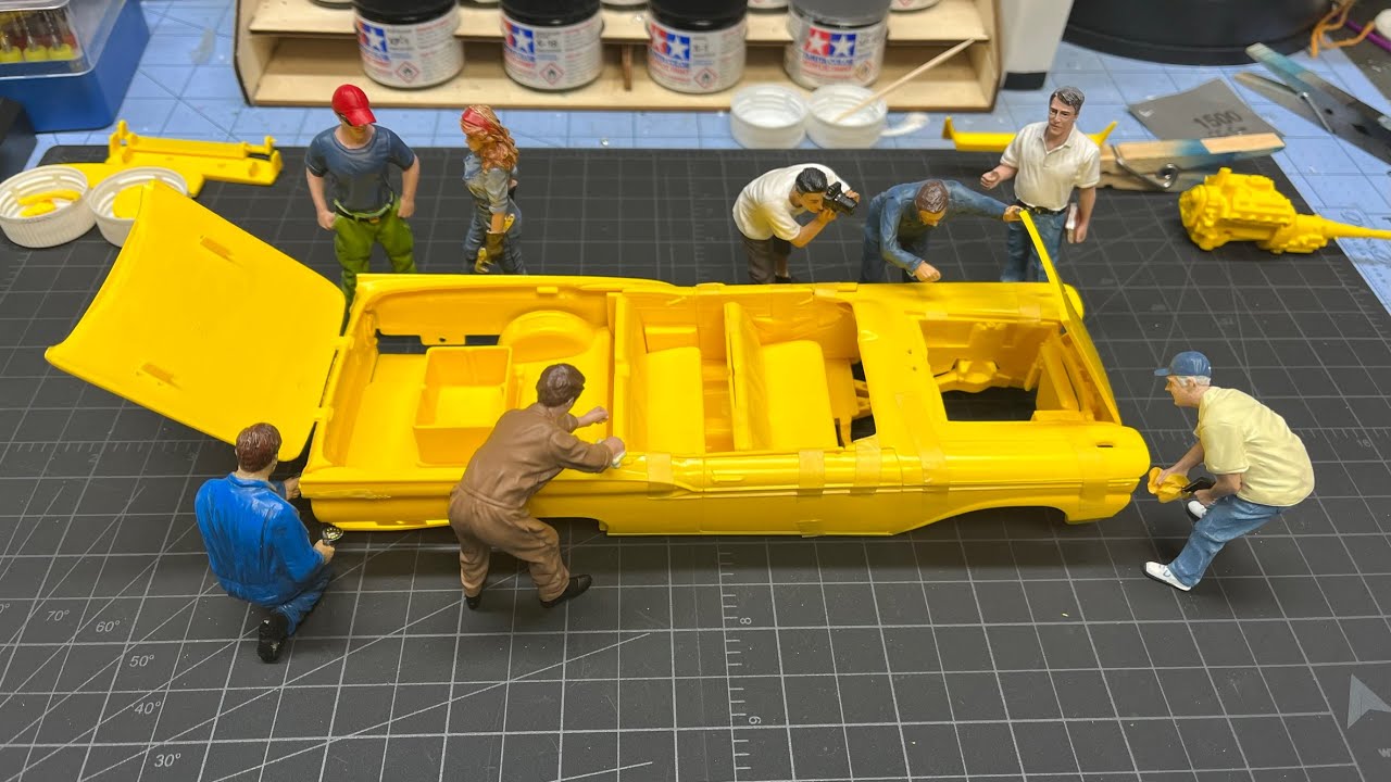Revell Ford 59 Skyliner build update 1