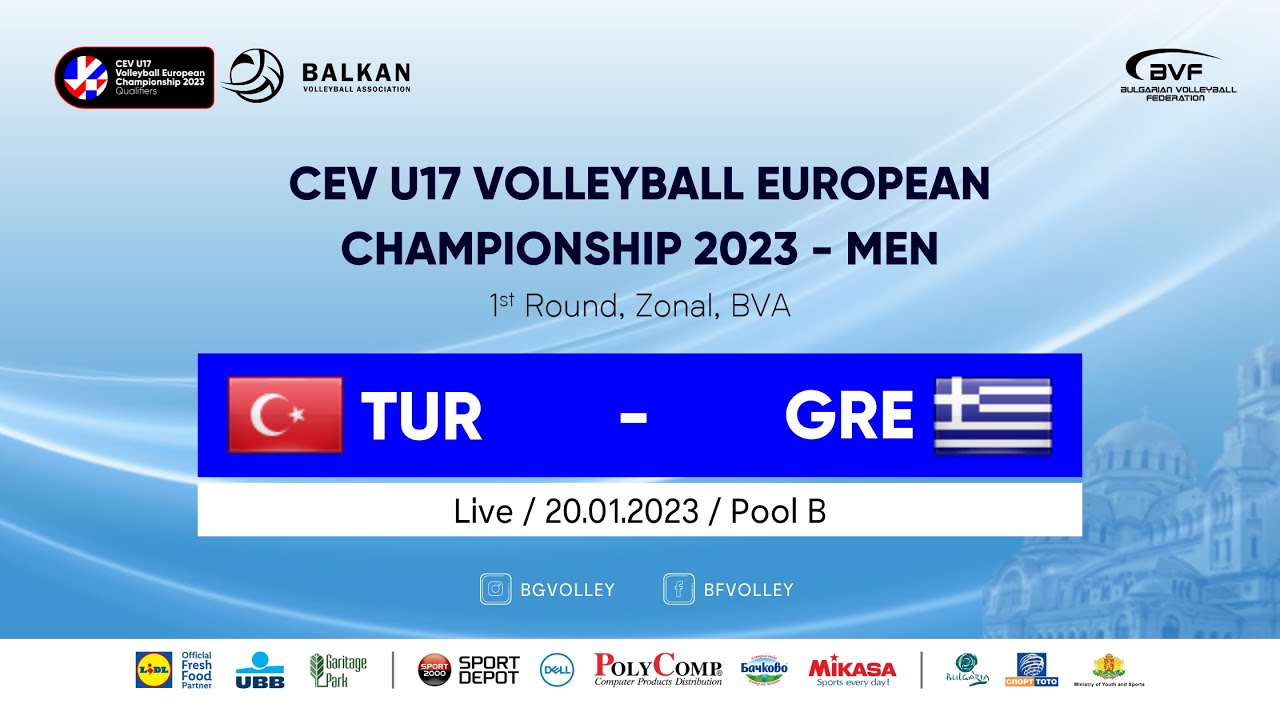 🔴(LIVE) Türkiye vs. Greece - #EuroVolleyU17M Qualifiers (BVA), Sofia