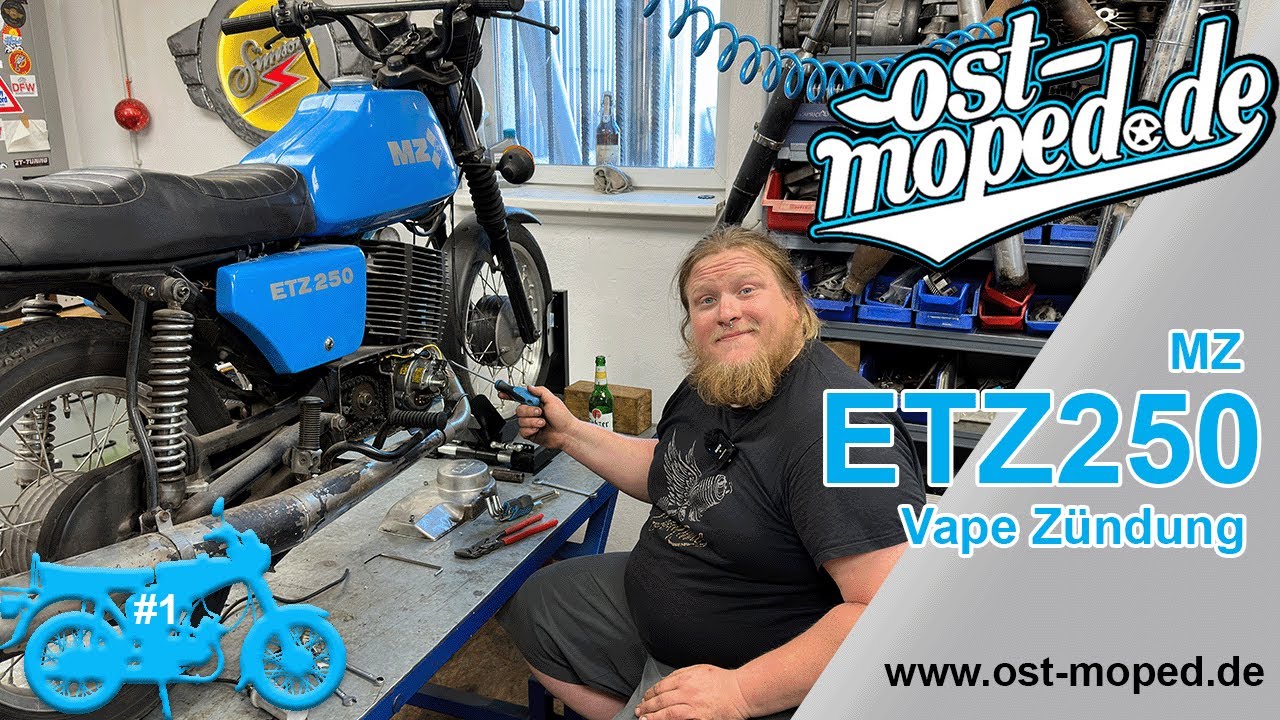 MZ ETZ 250 | Einbau einer Vape mit Hallgeber 💡 | ost-moped.de