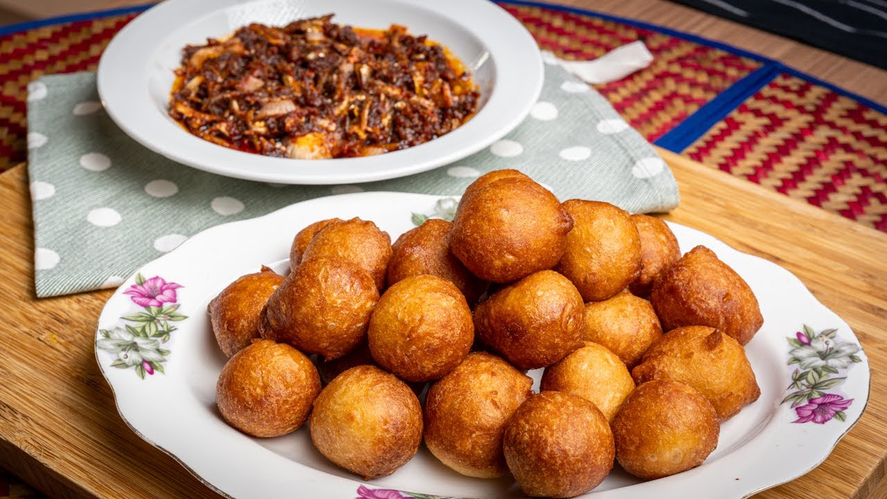 Rahsia Cucur Bom Manis Rangup & Gebu Berongga + Sambal Ikan Bilis