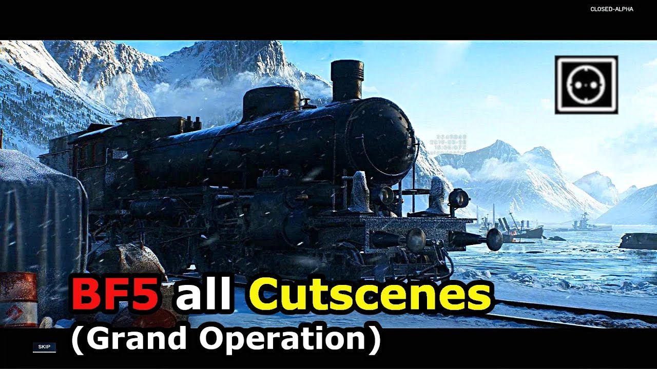 Battlefield V all Cutscenes from Grand Operations (British & German Side) Intro, Outro [English]