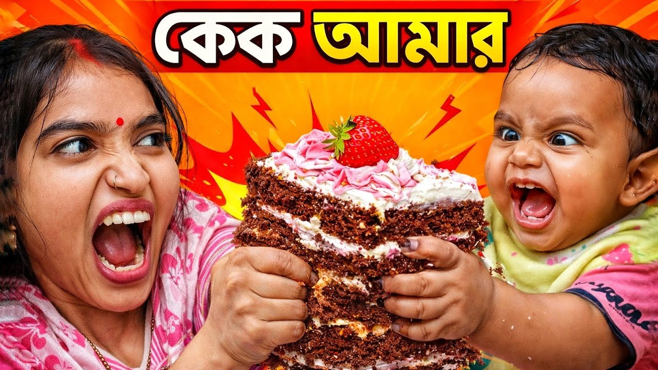 🔥 মা-ছেলের কেক যুদ্ধ! শেষে কে জিতলো? 😱🍰