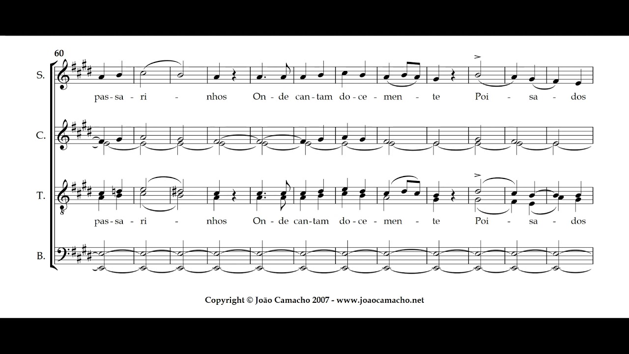 Lindo Ramo Verde Escuro [with score]