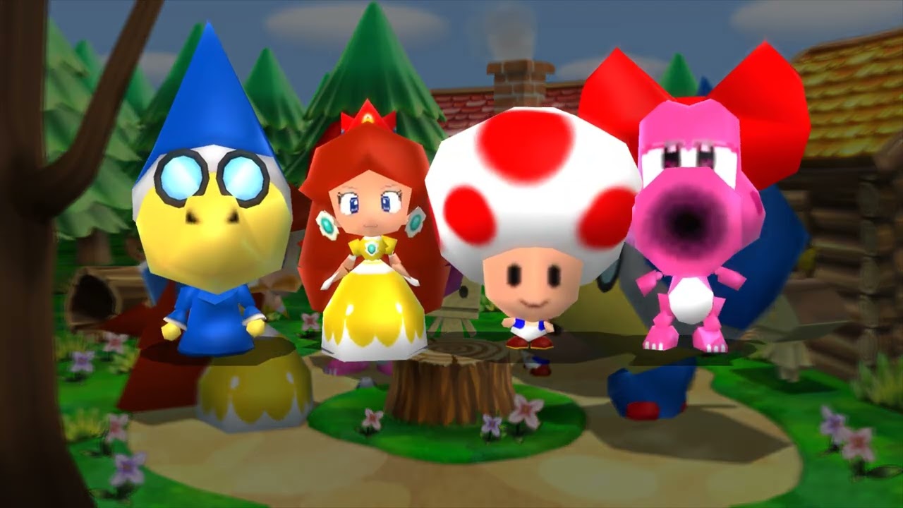 Mario Party 9 Mecha Choice / Daisy Vs Birdo Vs Toad Vs Kamek