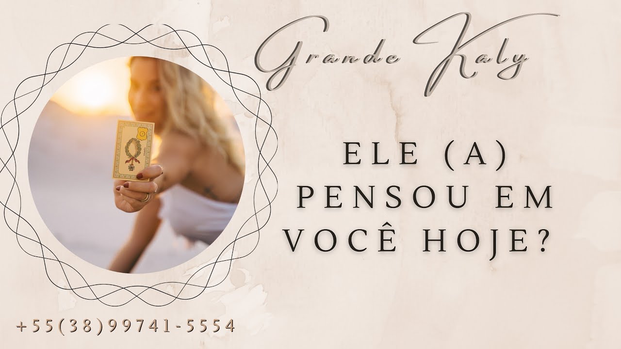 ELE (A) PENSOU EM MIM HOJE? O QUE PENSOU? ELE (A) PENSA EM MIM? TAROT E RUNAS