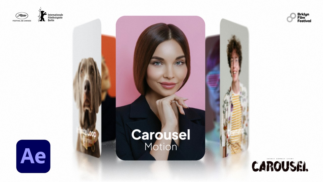 Создайте анимацию карусели в стиле Apple в After Effects