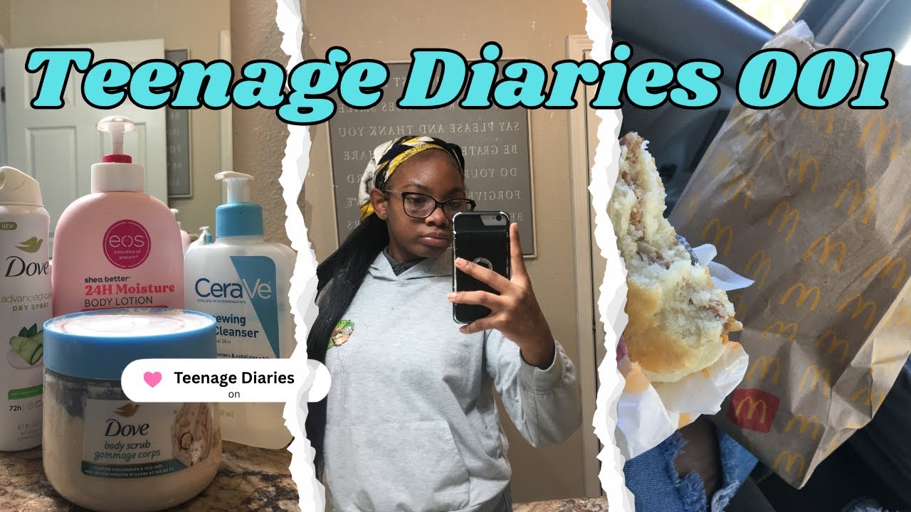 TEENAGE DIARIES 001 ♡ GRWM + School Vlog, Errands, New Hair, Etc