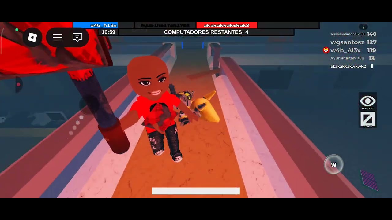 Jogando com minha irmã 